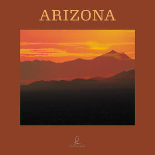 Arizona travel poster, sunset, superstition mountains, apache junction