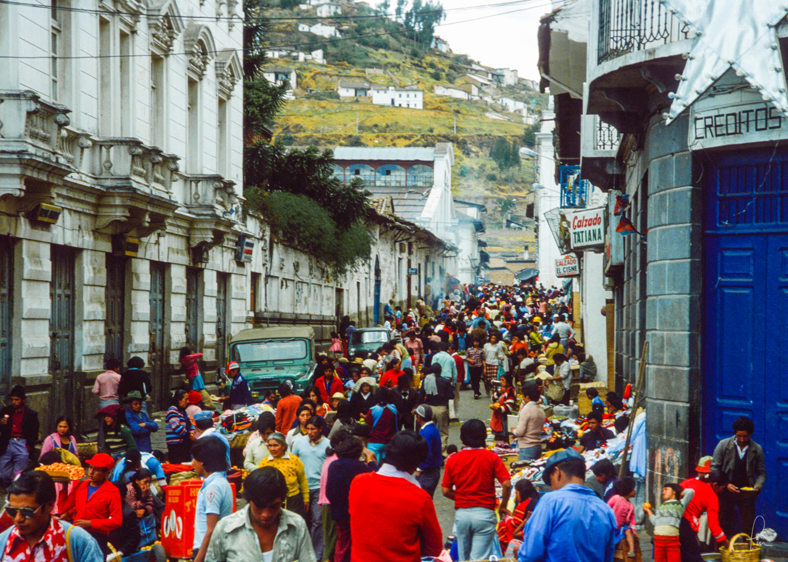 Kodachrome original, Quito, market day, Ecuador, keane photography, tim keane
